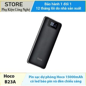 Pin sạc dự phòng LCD Hoco B23A 15000mAh