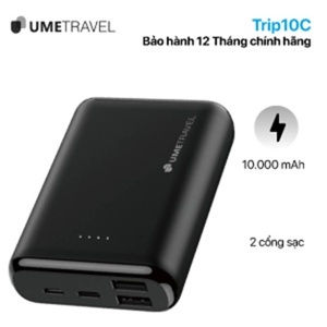 Pin sạc dự phòng Li-polymer 10000mah Umetravel Trip10c