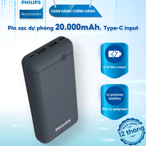 Pin sạc dự phòng Philips 20000mAh