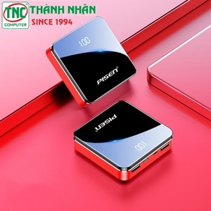 Pin sạc dự phòng Pisen Led Mirror D08LS 10.000 mAh