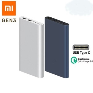 Pin sạc dự phòng Polymer 10.000mAh Xiaomi Mi 18W Fast Charge Power Bank 3