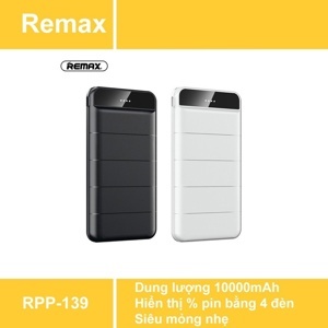 Pin sạc dự phòng Remax RPP-139 10000mAh