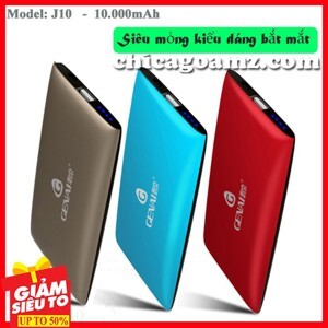 Pin sạc dự phòng Suntek Genai J10 - 10.000mAh