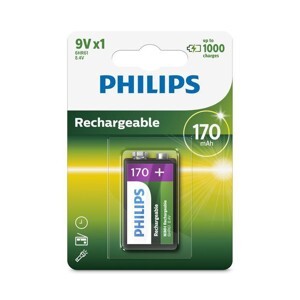 Pin Sạc Philips NiMH 9VB1A17 - 170mAh