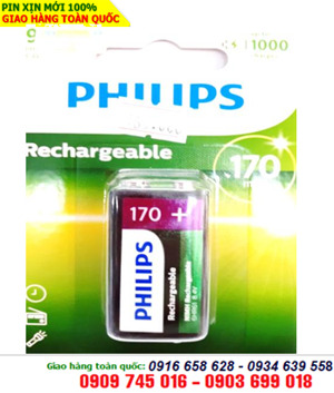 Pin Sạc Philips NiMH 9VB1A17 - 170mAh