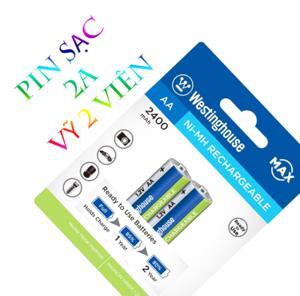 Pin sạc Westinghouse AA 2000mA hàng mỹ hộp 4 viên