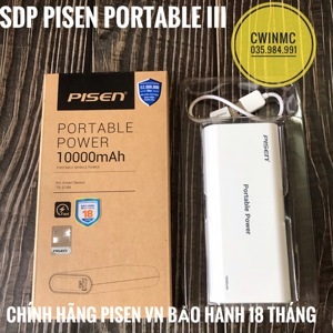 Pin sạc dự phòng Pisen Portable Power III 10000 mAh