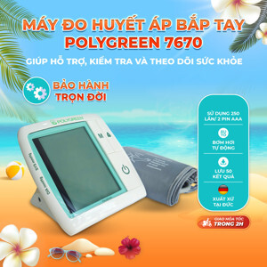 Máy đo huyết áp bắp tay Polygreen KP-7670