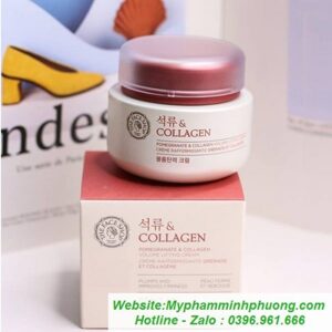 Kem chống lão hoá Pomegranate And Collagen Volume Lifting Cream The Face Shop
