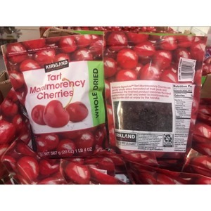 Quả anh đào sấy khô Kirkland Tart Montmorency Cherries Whole Dried - 567g