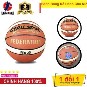 Quả bóng rổ da PU Gerustar Federation số 6