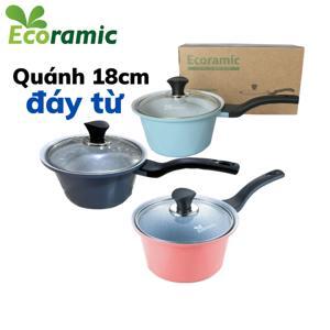 Quánh chống dính tráng đá cao cấp Ecoramic Hàn Quốc EVLIH-18HD