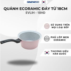 Quánh chống dính tráng đá cao cấp Ecoramic Hàn Quốc EVLIH-18HD