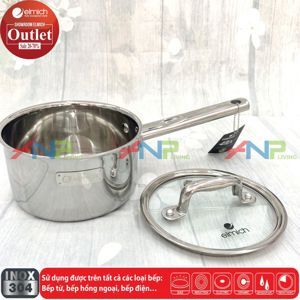 Quánh inox liền khối Elmich Trimax ECO EL 3990 size 16cm