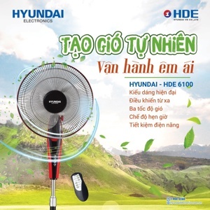 Quạt cây điều khiển từ xa Hyundai HDE 6100