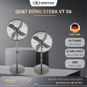 Quạt cây thân thép Steba VTS6