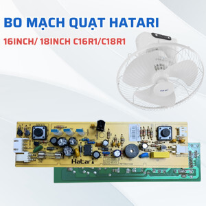 Quạt đảo trần Hatari Thái Lan HT-C18R1 (s) ( có điều khiển )