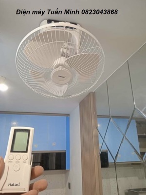 Quạt đảo trần Hatari Thái Lan HT-C18R1 (s) ( có điều khiển )