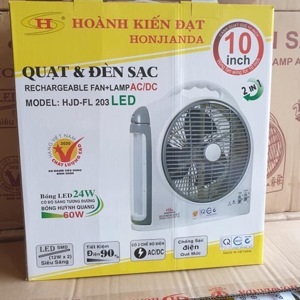 Quạt đèn sạc Honjianda HJD-FL203