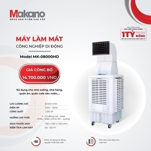 Quạt điều hoà công nghiệp Makano MK-08000HD