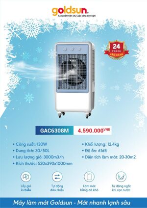 Quạt điều hòa Goldsun GAC6308M