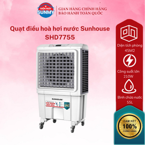 Quạt điều hòa không khí Sunhouse SHD7755 - 55 lít, 210W