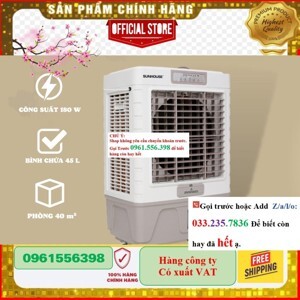 Quạt điều hòa không khí Sunhouse SHD7746 - 45 lít, 180W