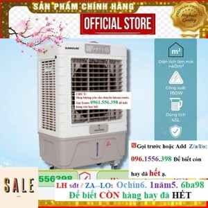 Quạt điều hòa không khí Sunhouse SHD7746 - 45 lít, 180W