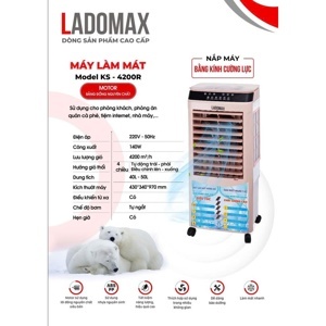 Quạt điều hòa Ladomax KS-4200R