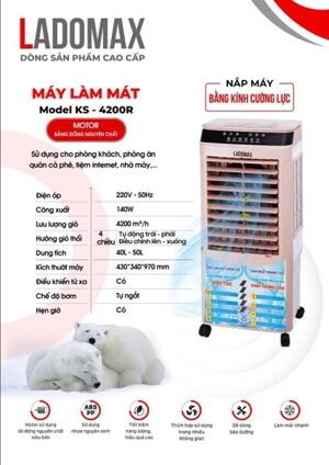 Quạt điều hòa Ladomax KS-4200R