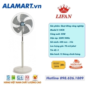 Quạt cây - đứng Lifan Đ18CN (D-18CN/ Đ-18CN) - 55W