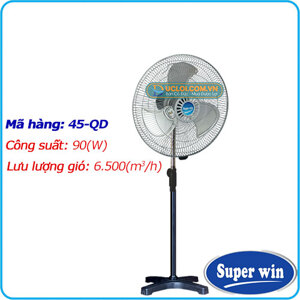 Quạt đứng đa dụng xi trắng Super Win 45-QDX