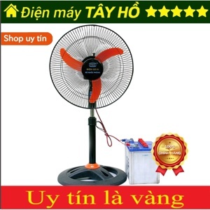 Quạt đứng kẹp ắc quy 12V Điện Cơ 91 QRTH/AQT