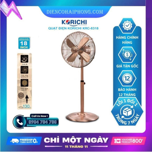 Quạt đứng KORICHI KRC-6318