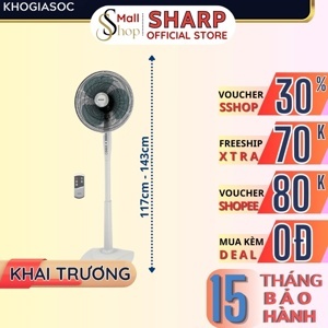 Quạt đứng Sharp PJ-S40MV-LG