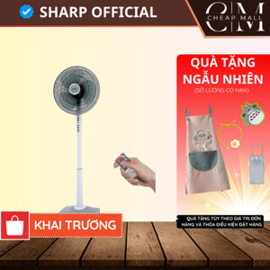 Quạt đứng Sharp PJ-S40RV - điều khiển từ xa