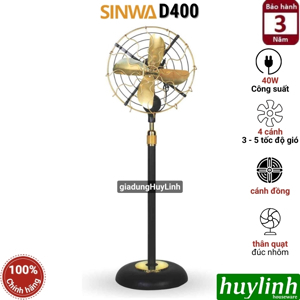 Quạt đứng Sinwa D400 - Kiểu cổ