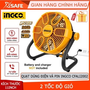 Quạt gió dùng pin Ingco CFALI2002