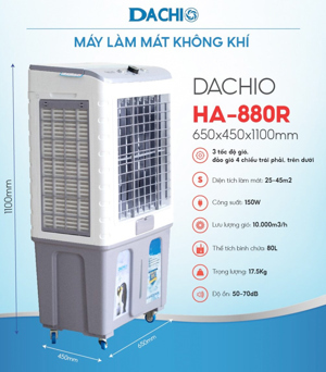 Quạt hơi nước Mitsusita HA-880R