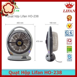 Quạt hộp - tản Lifan HO-238 (HO238) - 38W