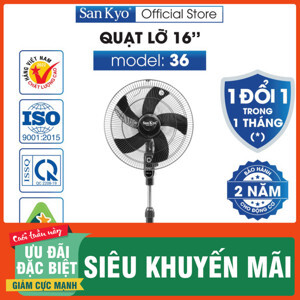 Quạt hộp - tản San Kyo 16inch V/T Xanh dương-xám