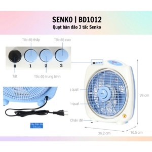 Quạt hộp Senko BD1012