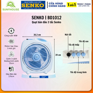 Quạt hộp Senko BD1012