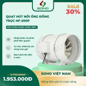 Quạt hút đồng trục Hon&Guan HF-200P