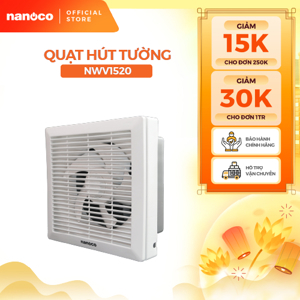 Quạt hút gắn tường Nanoco NWV2520