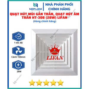 Quạt thông gió Lifan HT-30B (HT30B) - 35W