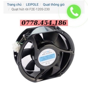 Quạt hút tủ điện Leipole F2E-120S-230