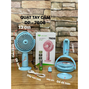 Quạt Kẹp Tích Điện Dp 7608