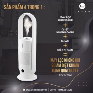 Quạt lọc không khí bù ẩm Ultty SKJ-CR022
