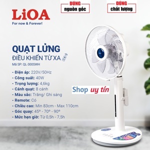 Quạt lửng LiOA QL-300SWH